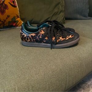 Adidas pony hair Leopard Print Sneakers